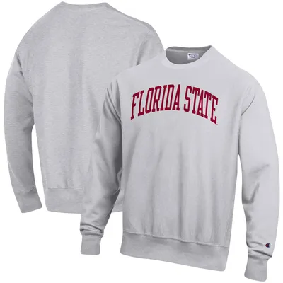 Florida State Seminoles Champion Big & Tall Reverse Weave Fleece Crewneck Pullover Sweatshirt - Heathered Gray