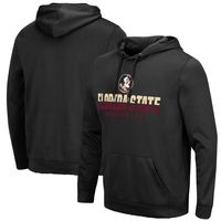 Men's Colosseum Black Florida State Seminoles Lantern Pullover Hoodie