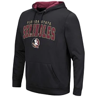 Pull à capuche Colosseum Black Florida State Seminoles Resistance pour hommes