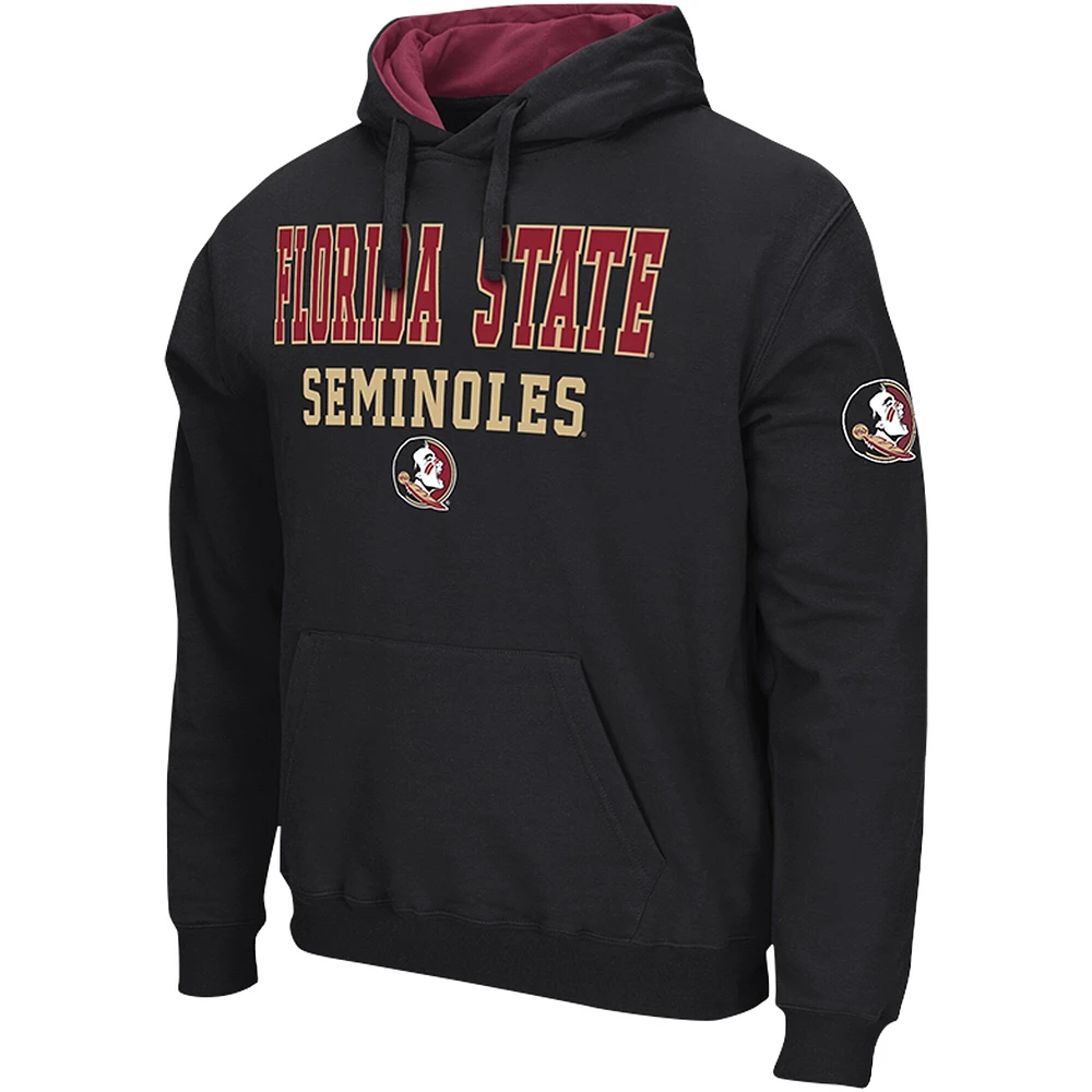 Sweat à capuche noir Colosseum Florida State Seminoles Sunrise pour hommes