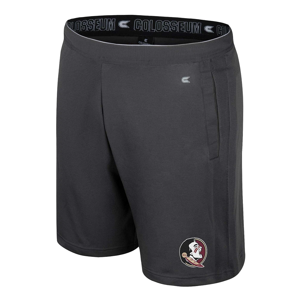 Men's Colosseum Charcoal Florida State Seminoles Forget Shorts