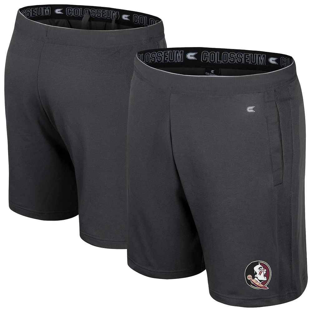 Short Forget Colosseum Anthracite pour homme des Florida State Seminoles