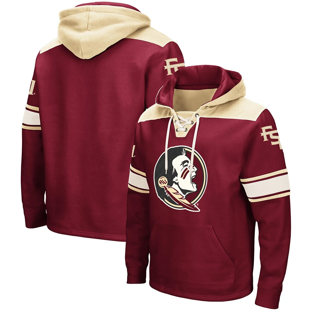 Sweat à capuche lacets Colosseum Garnet Florida State Seminoles 2.0 pour hommes