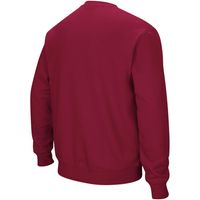 Men's Colosseum Garnet Florida State Seminoles Arch & Logo Crew Neck Sweatshirt