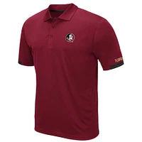 Men's Colosseum Garnet Florida State Seminoles Big & Tall Santry Polo