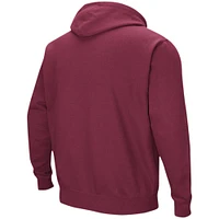 Men's Colosseum Garnet Florida State Seminoles Double Arch Pullover Hoodie