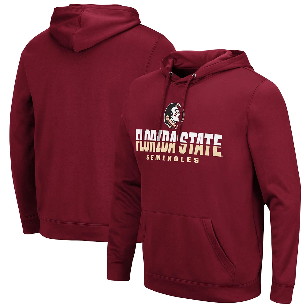 Sweat à capuche Colosseum Garnet Florida State Seminoles Lantern pour homme