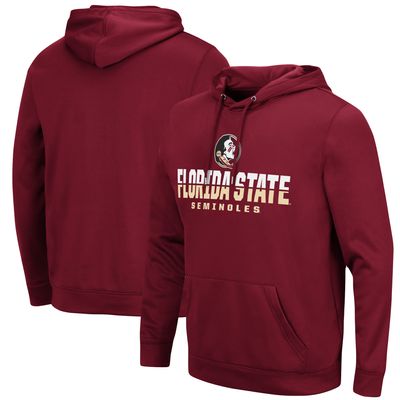 Men's Colosseum Garnet Florida State Seminoles Lantern Pullover Hoodie