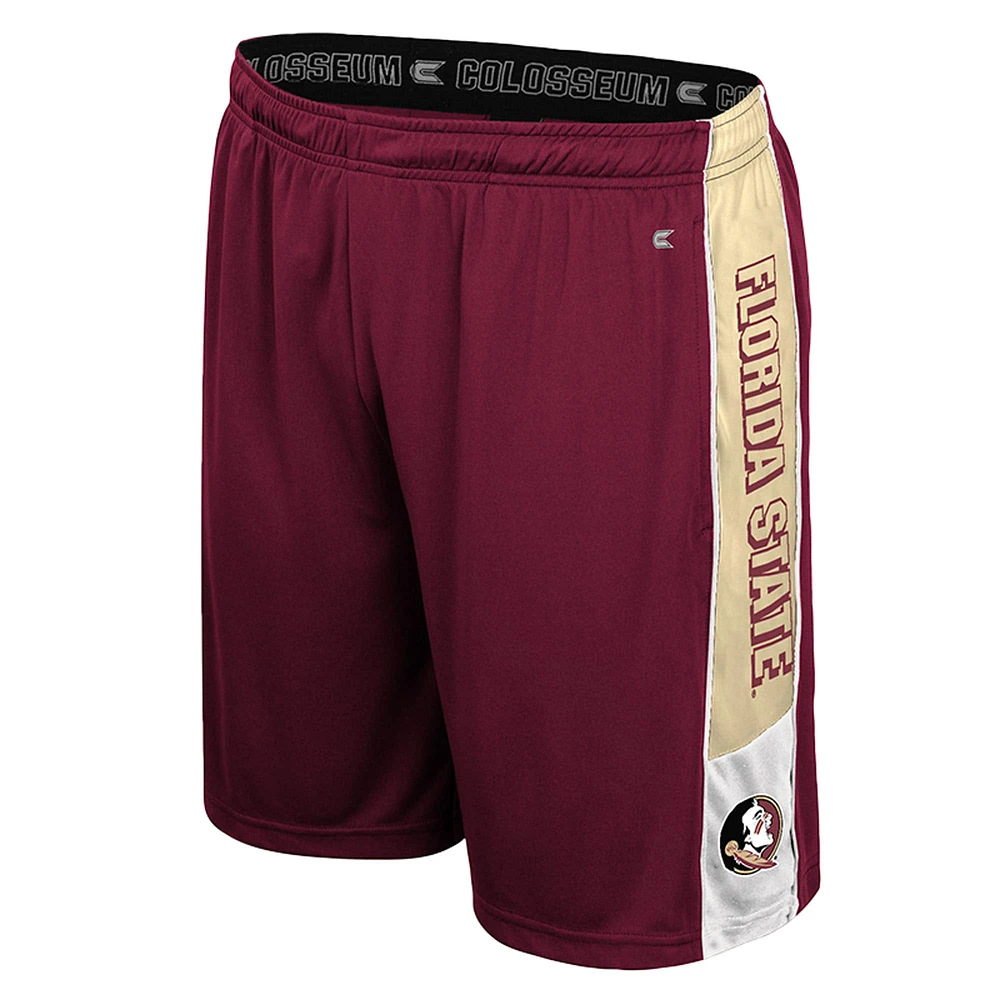 Men's Colosseum Garnet Florida State Seminoles Quantum Shorts