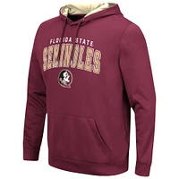 Men's Colosseum Garnet Florida State Seminoles Resistance Pullover Hoodie