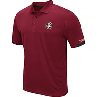 Men's Colosseum Garnet Florida State Seminoles Santry Lightweight Polo