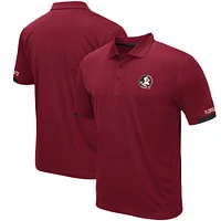 Men's Colosseum Garnet Florida State Seminoles Santry Lightweight Polo