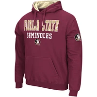 Men's Colosseum Garnet Florida State Seminoles Sunrise Pullover Hoodie