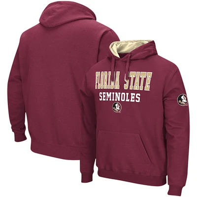 Sweat à capuche Colosseum Garnet Florida State Seminoles Sunrise pour hommes