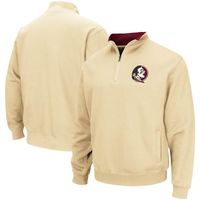 Men's Colosseum Gold Florida State Seminoles Tortugas Logo Quarter-Zip Jacket