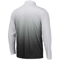 Men's Colosseum Gray Florida State Seminoles Magic Team Logo Quarter-Zip Jacket