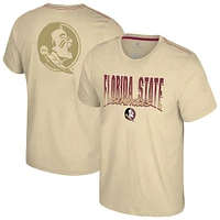 Men's Colosseum Vegas Gold Florida State Seminoles Dual Logo T-Shirt
