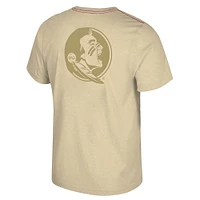 Men's Colosseum Vegas Gold Florida State Seminoles Dual Logo T-Shirt