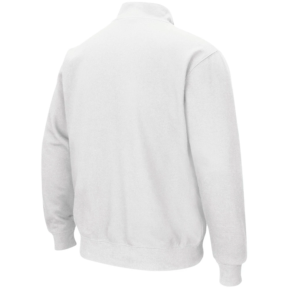 Colosseum White Florida State Seminoles Tortugas Logo Quarter-Zip Pullover Jacket