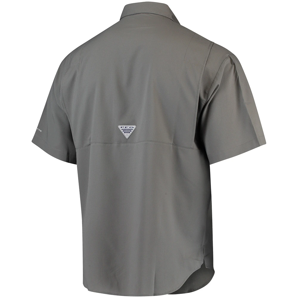 Men's Columbia Charcoal Florida State Seminoles PFG Tamiami Shirt