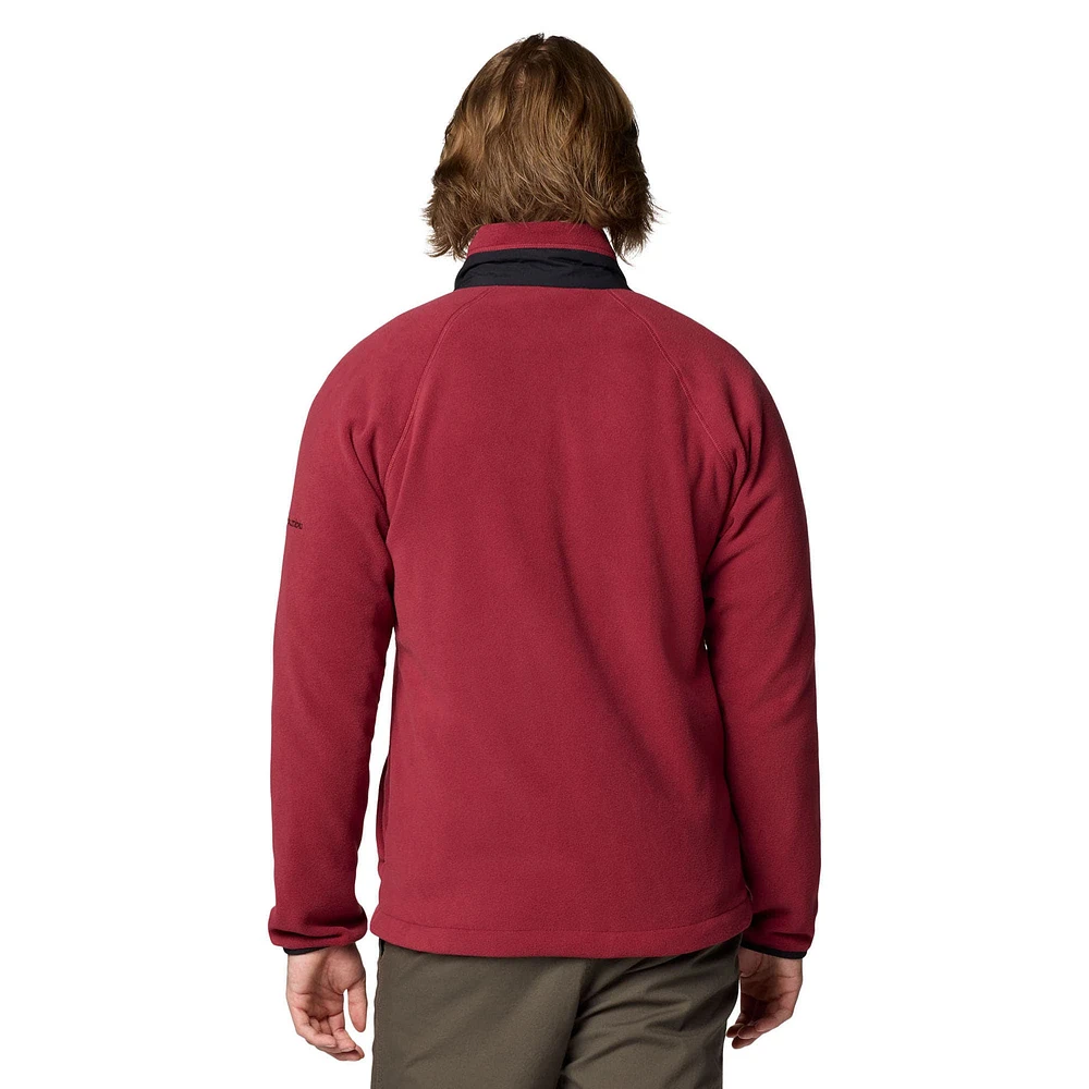 Veste polaire à glissière complète Columbia Garnet Florida State Seminoles Flanker IV pour homme