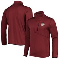 Men's Columbia Garnet Florida State Seminoles Park View Omni-Wick Half-Zip Top