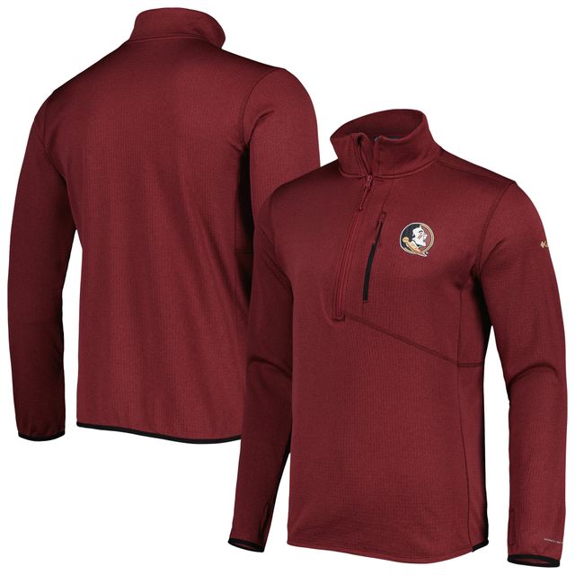 Columbia Garnet Florida State Seminoles Park View Haut à demi-glissière Omni-Wick pour homme