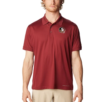 Polo omnicolore Columbia Garnet Florida State Seminoles PFG Tamiami pour homme