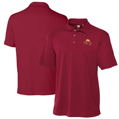 Bobby Bowden Florida State Seminoles Cutter & Buck DryTec Genre Textured Solid Polo