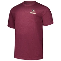 T-shirt délavé idéal pour hommes Fanatics Garnet Florida State Seminoles Big & Tall