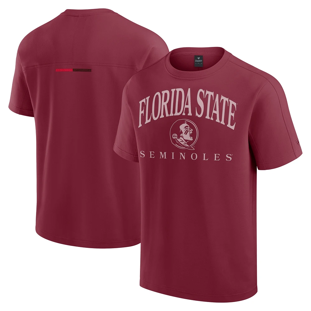 T-shirt à manches longues en mélange de fibres Flex pour hommes Fanatics Garnet Florida State Seminoles