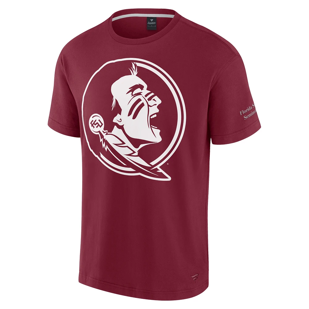 T-shirt emblématique des Seminoles de l'État Floride pour hommes Fanatics Garnet