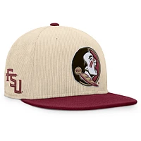 Men's Fanatics Tan Florida State Seminoles Catcher Snapback Hat