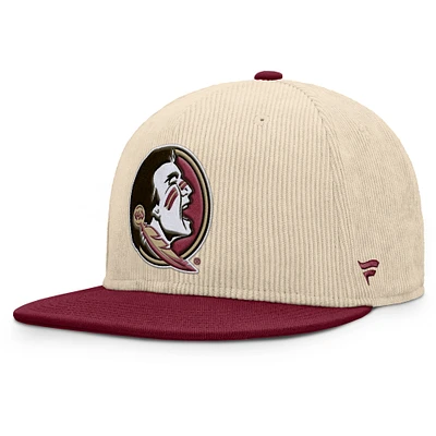Men's Fanatics Tan Florida State Seminoles Catcher Snapback Hat