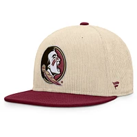 Men's Fanatics Tan Florida State Seminoles Catcher Snapback Hat