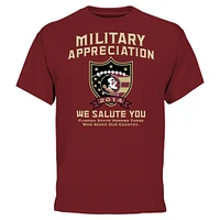 Mens Florida State Seminoles Garnet 2014 Military Day T-Shirt
