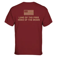 Mens Florida State Seminoles Garnet 2014 Military Day T-Shirt