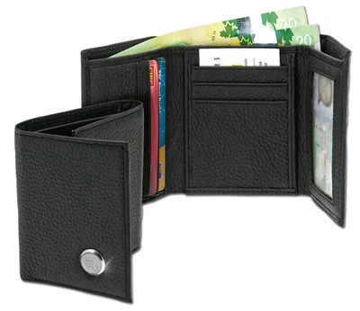 Detroit Lions Black Hybrid Bi-Fold Wallet