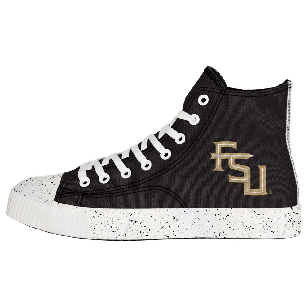 Men's FOCO Florida State Seminoles Paint Splatter High Top Sneakers