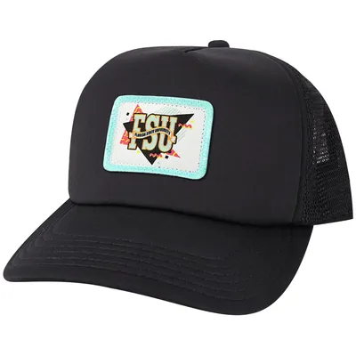 Florida State Seminoles League Collegiate Wear Beach Club Laguna Trucker Snapback Adjustable Hat - Black