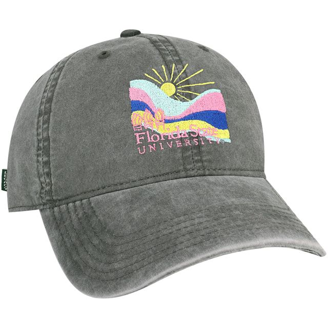 Casquette réglable en sergé décontracté pour hommes League Collegiate Wear Gris Florida State Seminoles Beach Club Rays