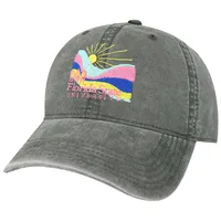 Men's League Collegiate Wear Gray Florida State Seminoles Beach Club Rays Relaxed Twill Adjustable Hat