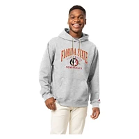 Sweat à capuche Tall Arch Essential de la ligue universitaire pour hommes, gris chiné, Florida State Seminoles