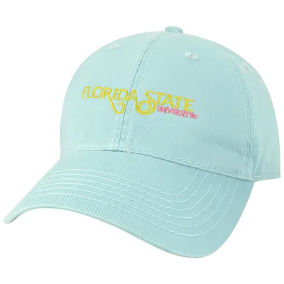 Florida State Seminoles League Collegiate Wear Beach Club Waves Relaxed Twill Adjustable Hat - Teal