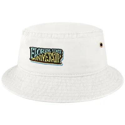 Men's League Collegiate Wear White Florida State Seminoles Beach Club Color Waves Chapeau seau