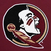 Sweat à capuche en polaire Chainstich pour homme Mitchell & Ness Garnet Florida State Seminoles