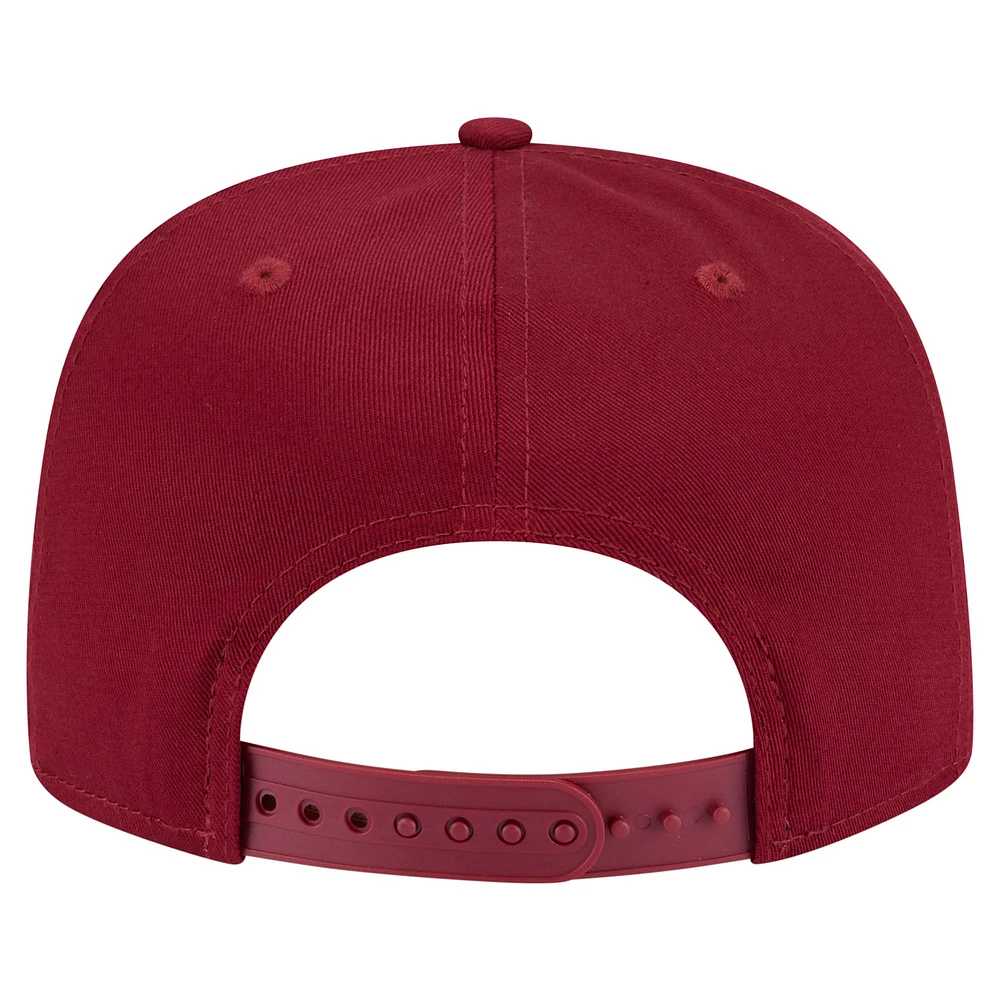 Men's New Era Garnet Florida State Seminoles Adventure Team Text Golfer Snapback Hat