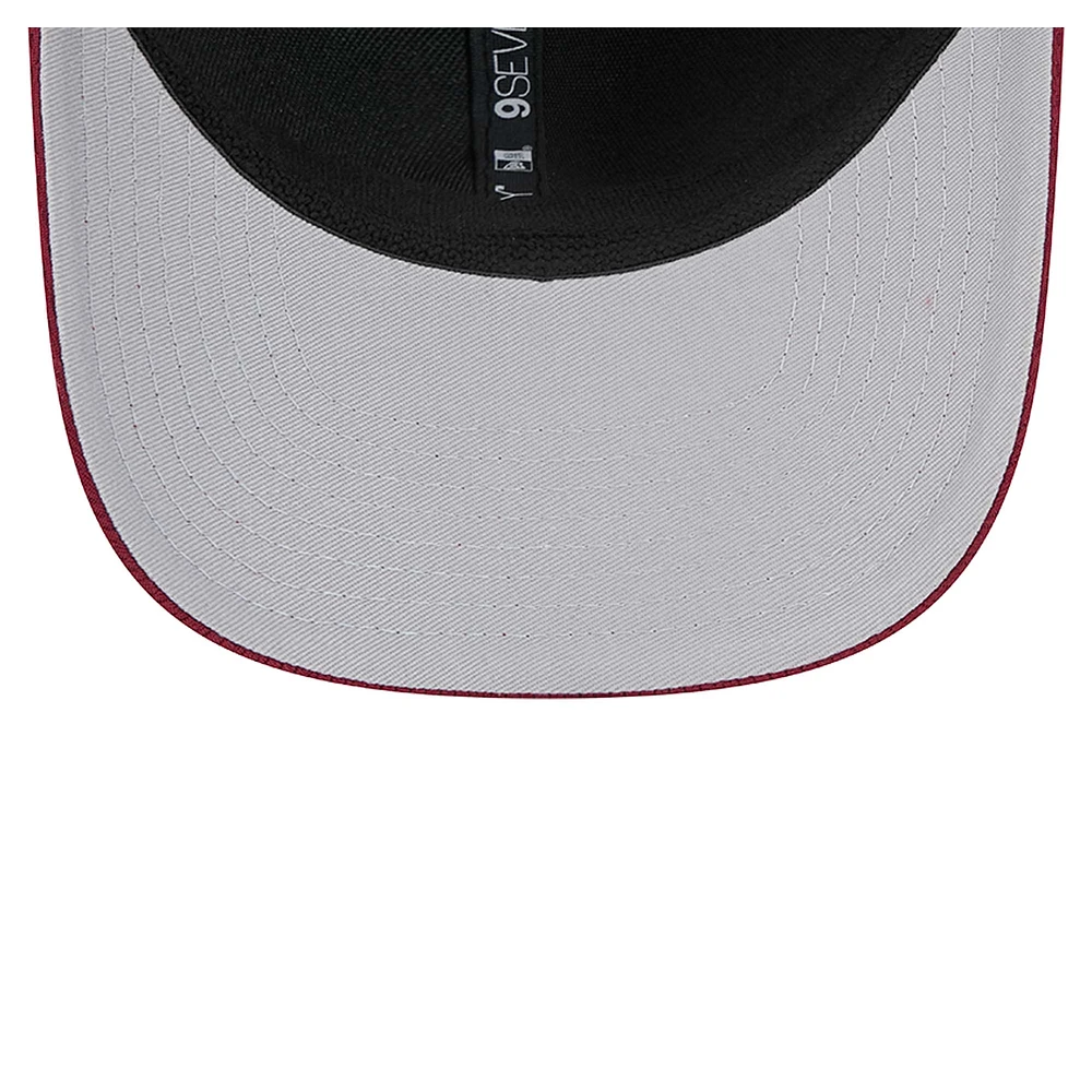 Men's New Era Garnet Florida State Seminoles Patched 9SEVENTY Stretch-Snap Adjustable Hat