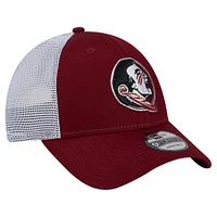 Men's New Era Garnet Florida State Seminoles Trucker 9FORTY Adjustable Hat