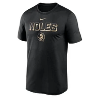 Men's Nike Black Florida State Seminoles 2025 Sideline Legend Performance T-Shirt